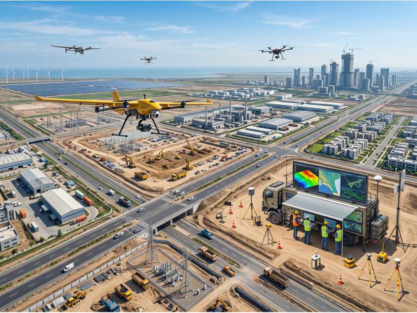 Droneacharya secures contract for detailed drone survey of 242 Sq Km at Dholera SIR