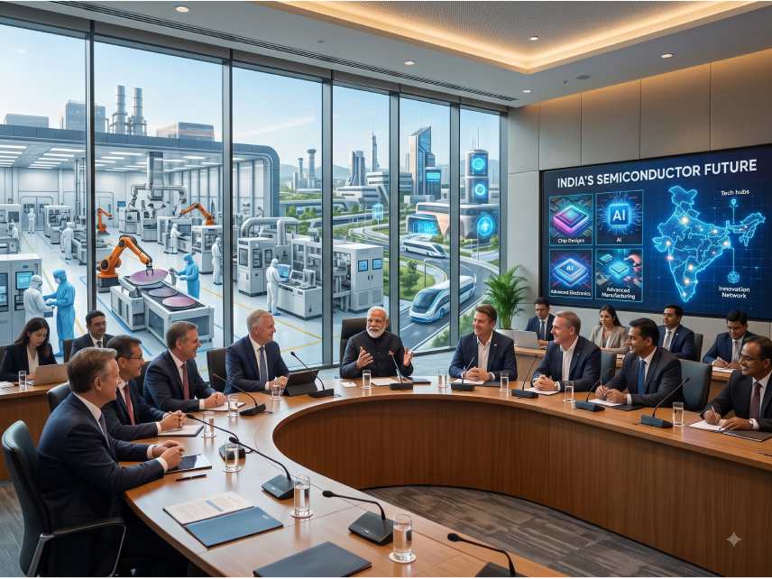 Top
                        semiconductor CEOs laud India's policy direction 